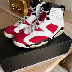 Jordan 6 Carmines: 2014 edition